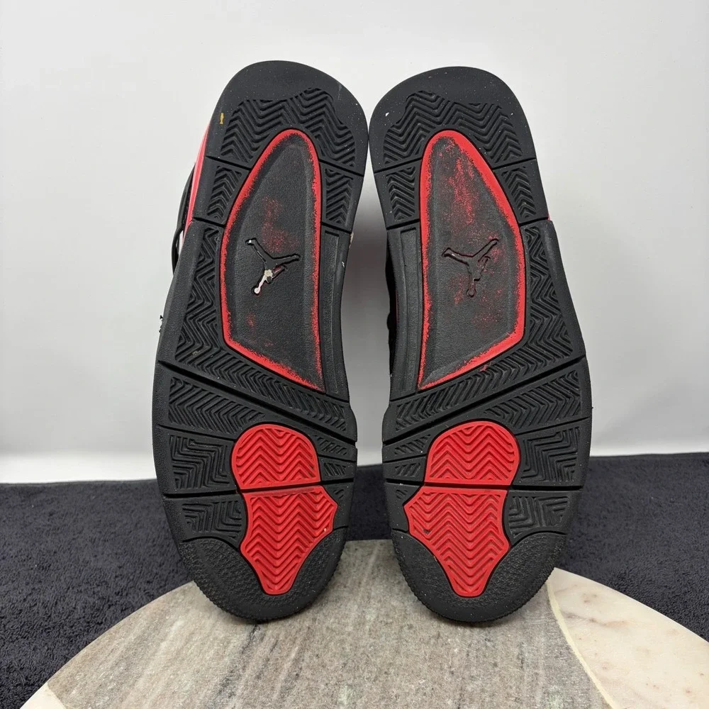 Jordan Air Jordan 4‎ Retro Red Thunder Black Crimson Mens Size 9.5 CT8527-016